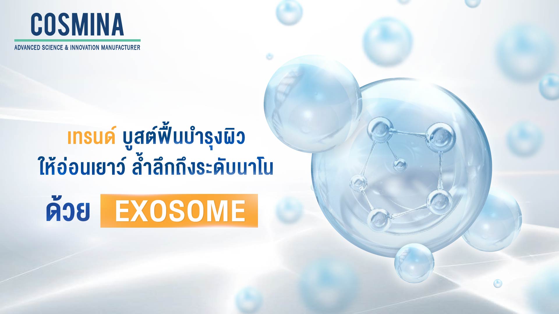 เทรนบูสต์ฟื้นบำรุงผิว ด้วย Exosome