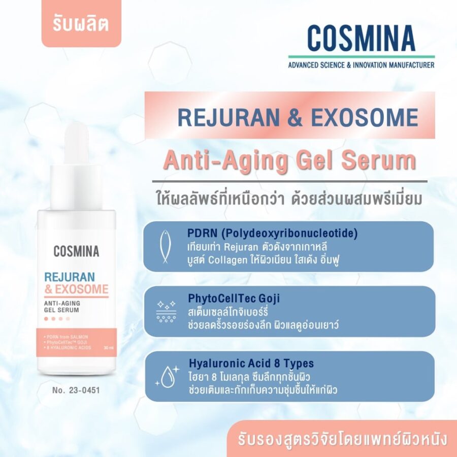 Rejuran & Exosome Anti-Aging Gel Serum-th