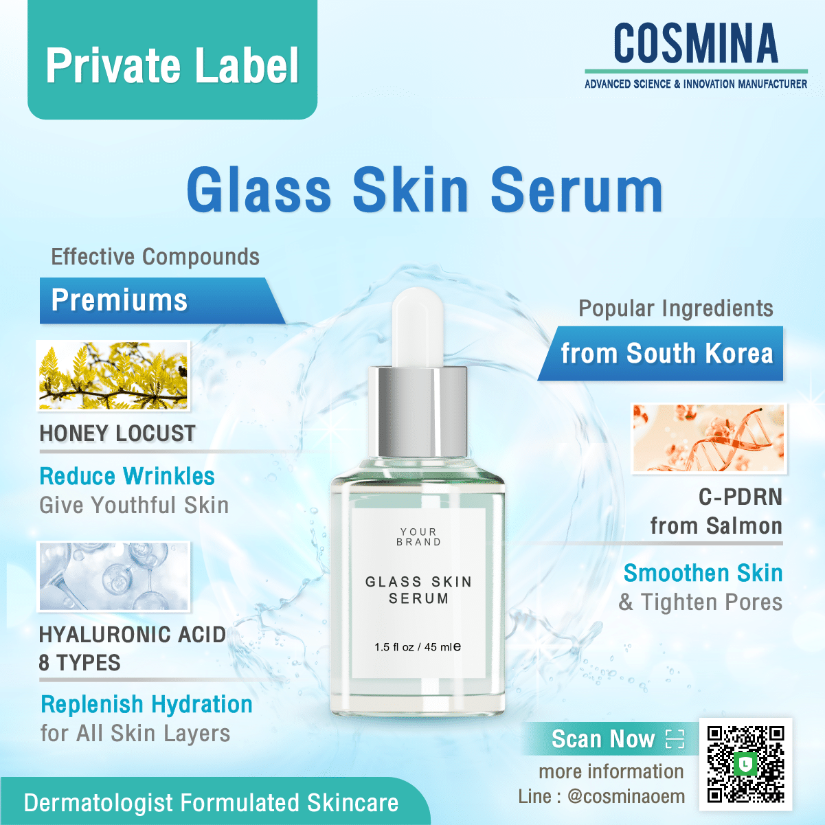 Glass Skin Serum COSMINA