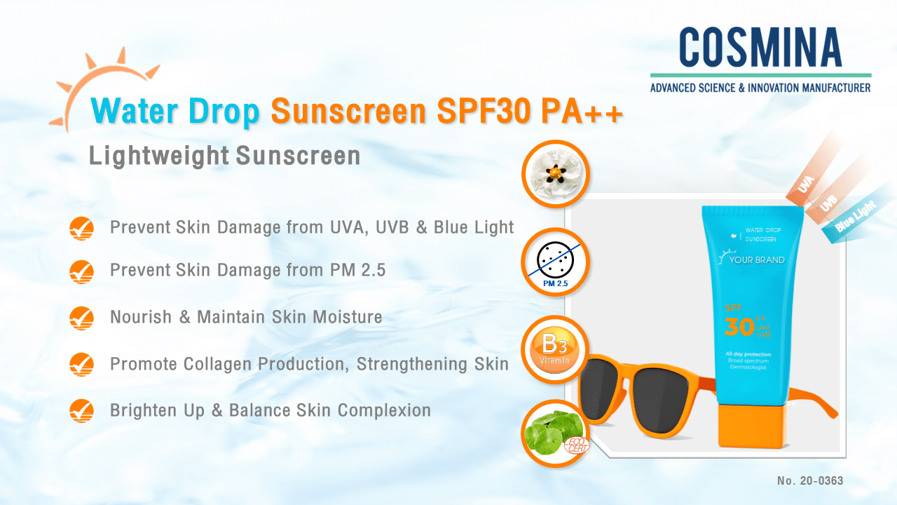[:th]2.8.10 Eng-Banner-No.RD 20-0363 Water Drop Sunscreen SPF30 PA++ (AAZ)[:]
