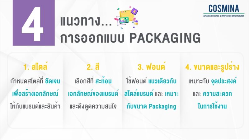 การออกแบบ Packaging