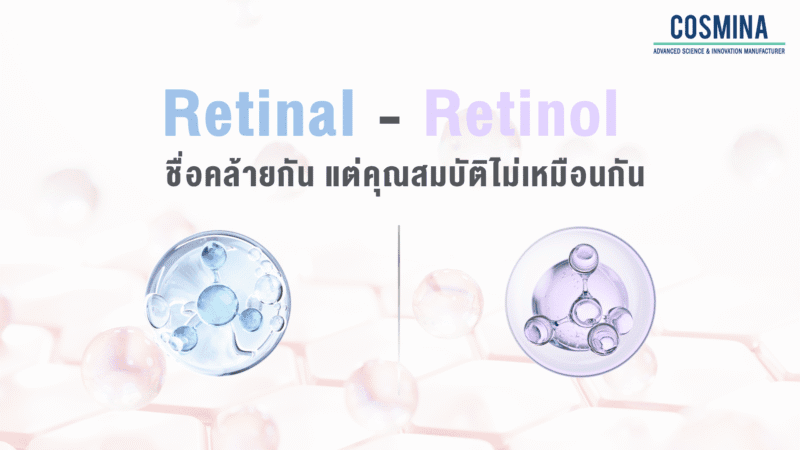 Retinal กับ Retinol