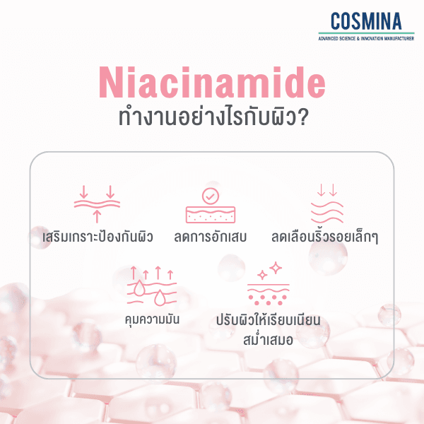 Niacinamide ทำงานอย่างไร