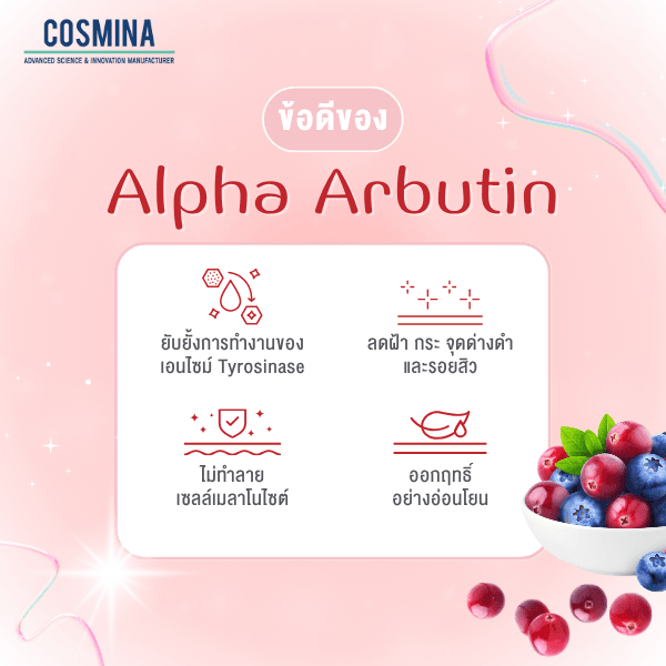 ข้อดีของ Alpha Arbutin
