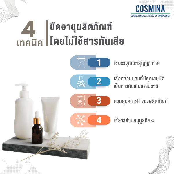 4 เทคนิค ยืดอายุผลิตภัณฑ์