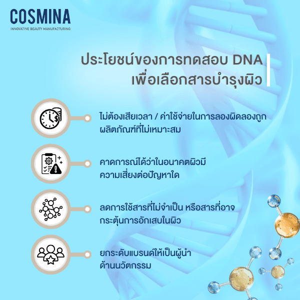 ประโยชน์ของการทดสอบ DNA