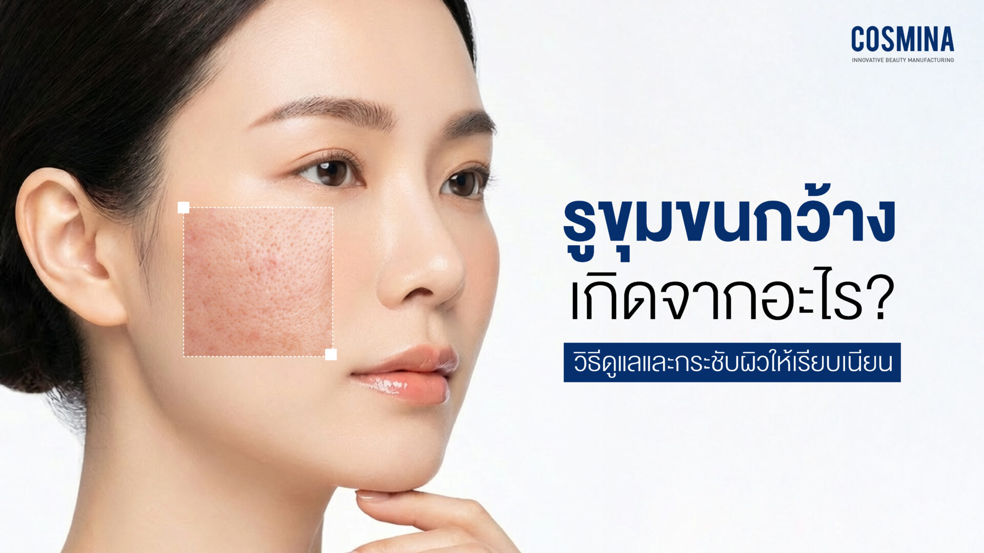 รูขุมขนกว้าง