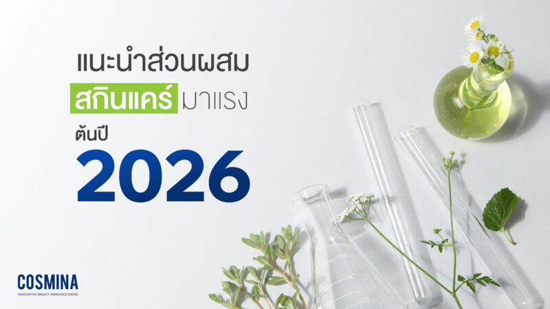 ส่วนผสมสกินแคร์มาแรง