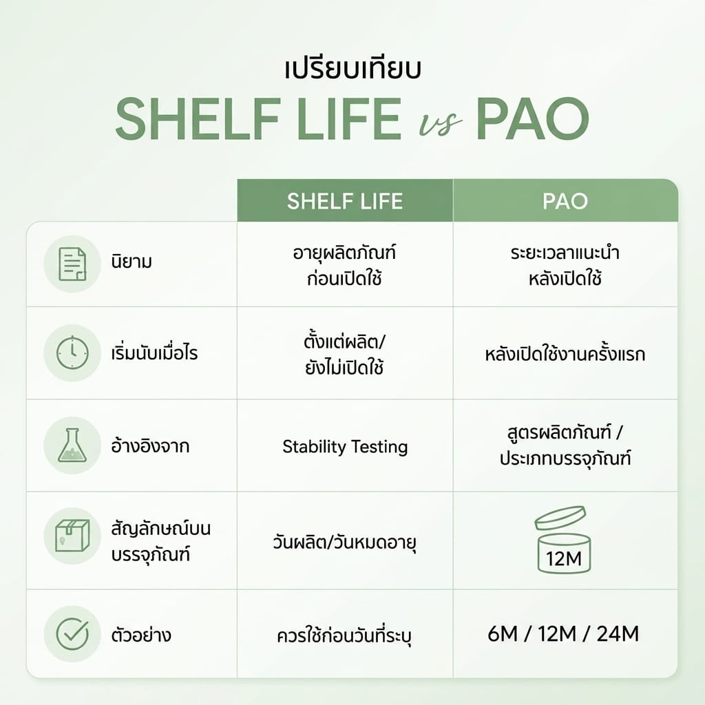 Shelf Life & PAO