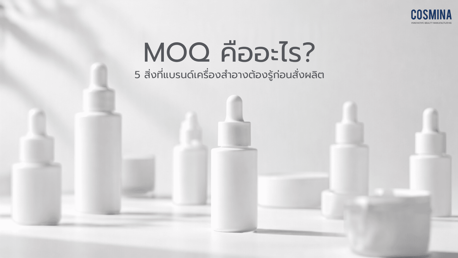 MOQ คืออะไร